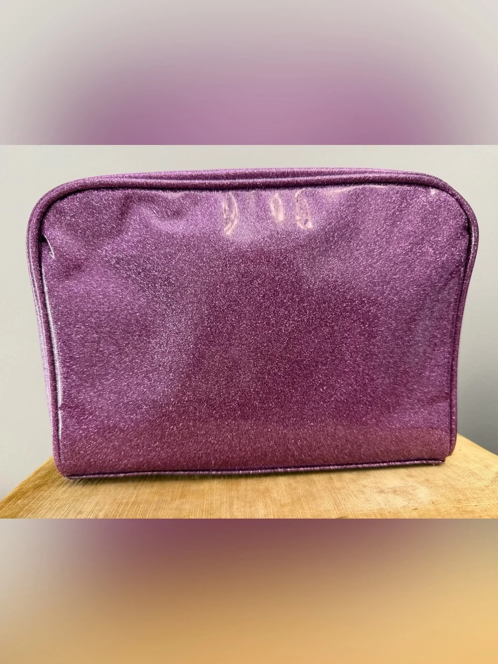 Urban Decay Quinceañera vinyl glitter cosmetic bag